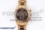Daytona 116505 Clean 1:1 Best Edition Chocolate Dial Black Markers on RG Bracelet SA4130 V2