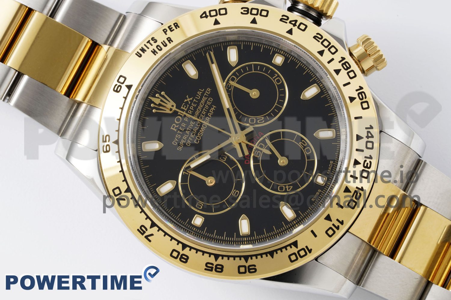 Daytona 116503 Clean 1:1 Best Edition Black Dial on YG/SS Bracelet SA4130 V2 - Image 3