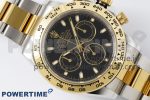 Daytona 116503 Clean 1:1 Best Edition Black Dial on YG/SS Bracelet SA4130 V2 - Image 3
