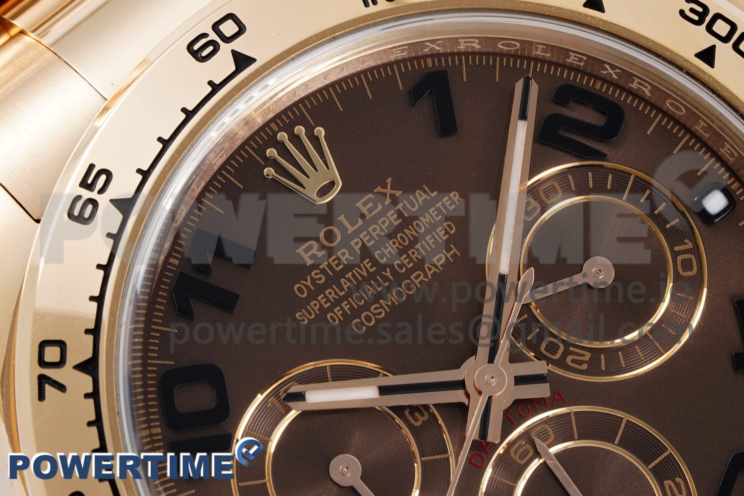 Daytona 116505 Clean 1:1 Best Edition Chocolate Dial Black Markers on RG Bracelet SA4130 V2 - Image 4