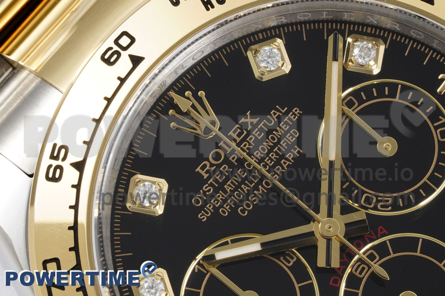 Daytona 116503 Clean 1:1 Best Edition 904L SS Case and Bracelet Black Diamonds Dial SA4130 - Image 4