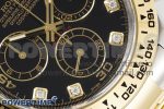 Daytona 116503 Clean 1:1 Best Edition Black Diamonds Dial on YG/SS Bracelet SA4130 Super Clone - Image 5