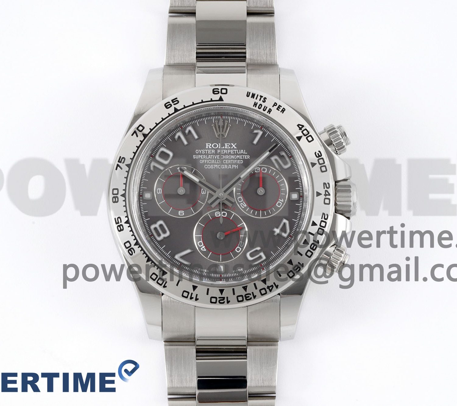 Daytona 116509 Clean 1:1 Best Edition Gray Dial Arabic Markers on SS Bracelet SA4130 V2