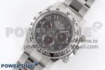 Daytona 116509 Clean 1:1 Best Edition Gray Dial Arabic Markers on SS Bracelet SA4130 V2 - Image 2