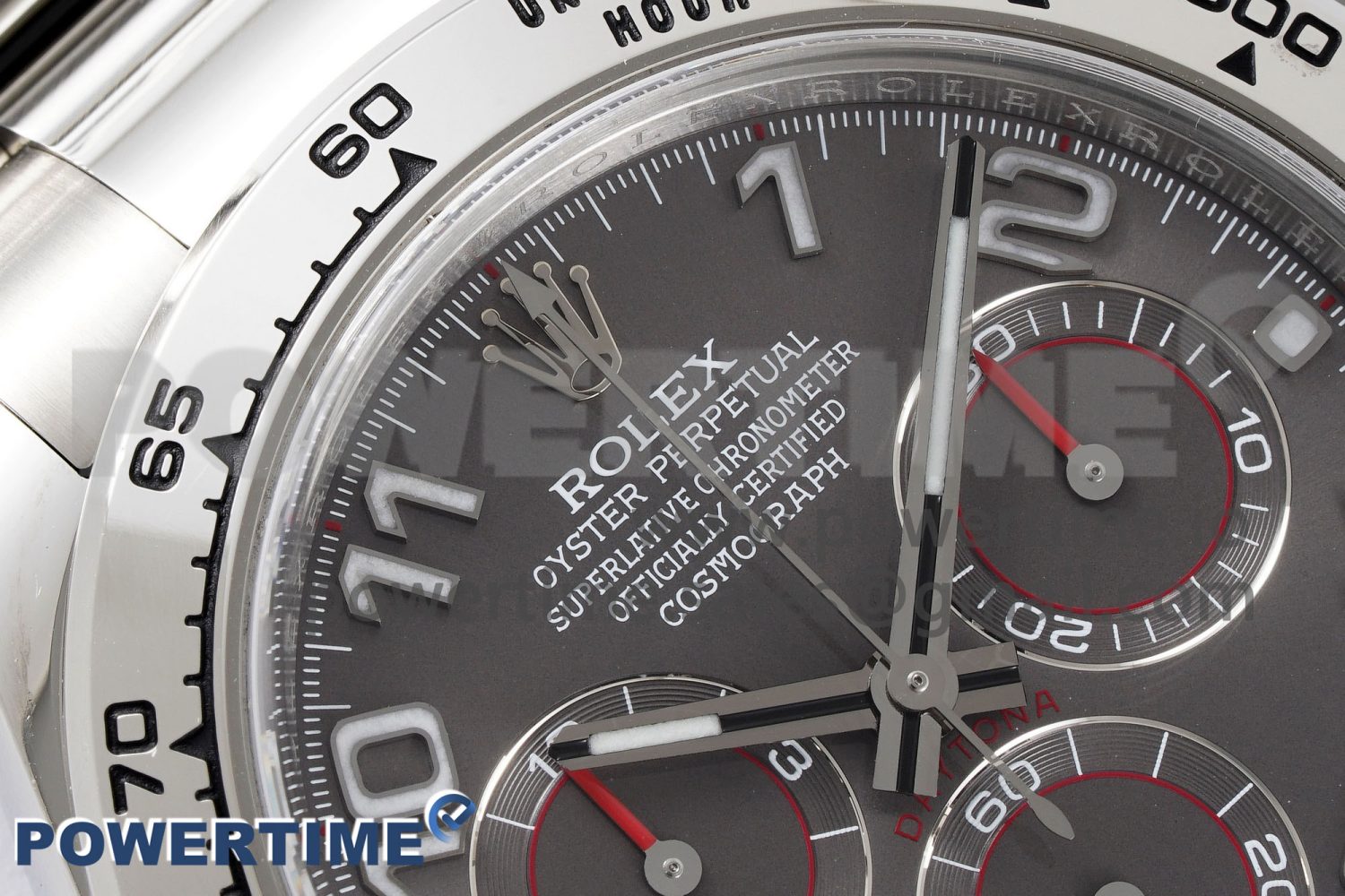 Daytona 116509 Clean 1:1 Best Edition Gray Dial Arabic Markers on SS Bracelet SA4130 V2 - Image 4