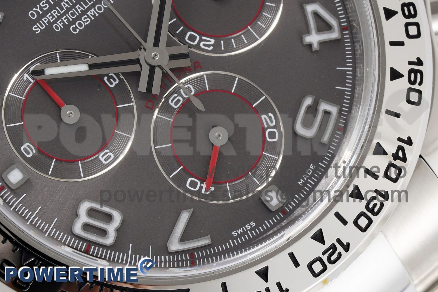 Daytona 116509 Clean 1:1 Best Edition Gray Dial Arabic Markers on SS Bracelet SA4130 V2 - Image 5