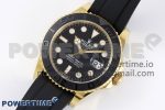 Yacht-Master 42mm 226658 Clean 1:1 Best Edition 3D Black Ceramic Bezel on Black Rubber Strap A3235 - Image 2