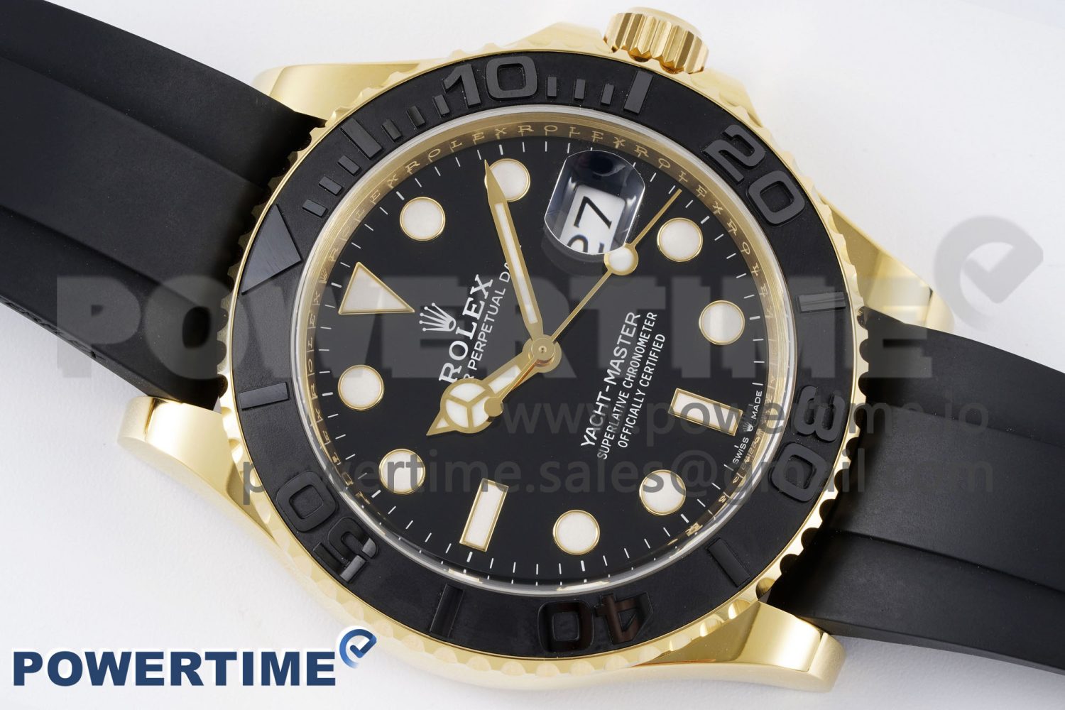 Yacht-Master 42mm 226658 Clean 1:1 Best Edition 3D Black Ceramic Bezel on Black Rubber Strap A3235 - Image 3