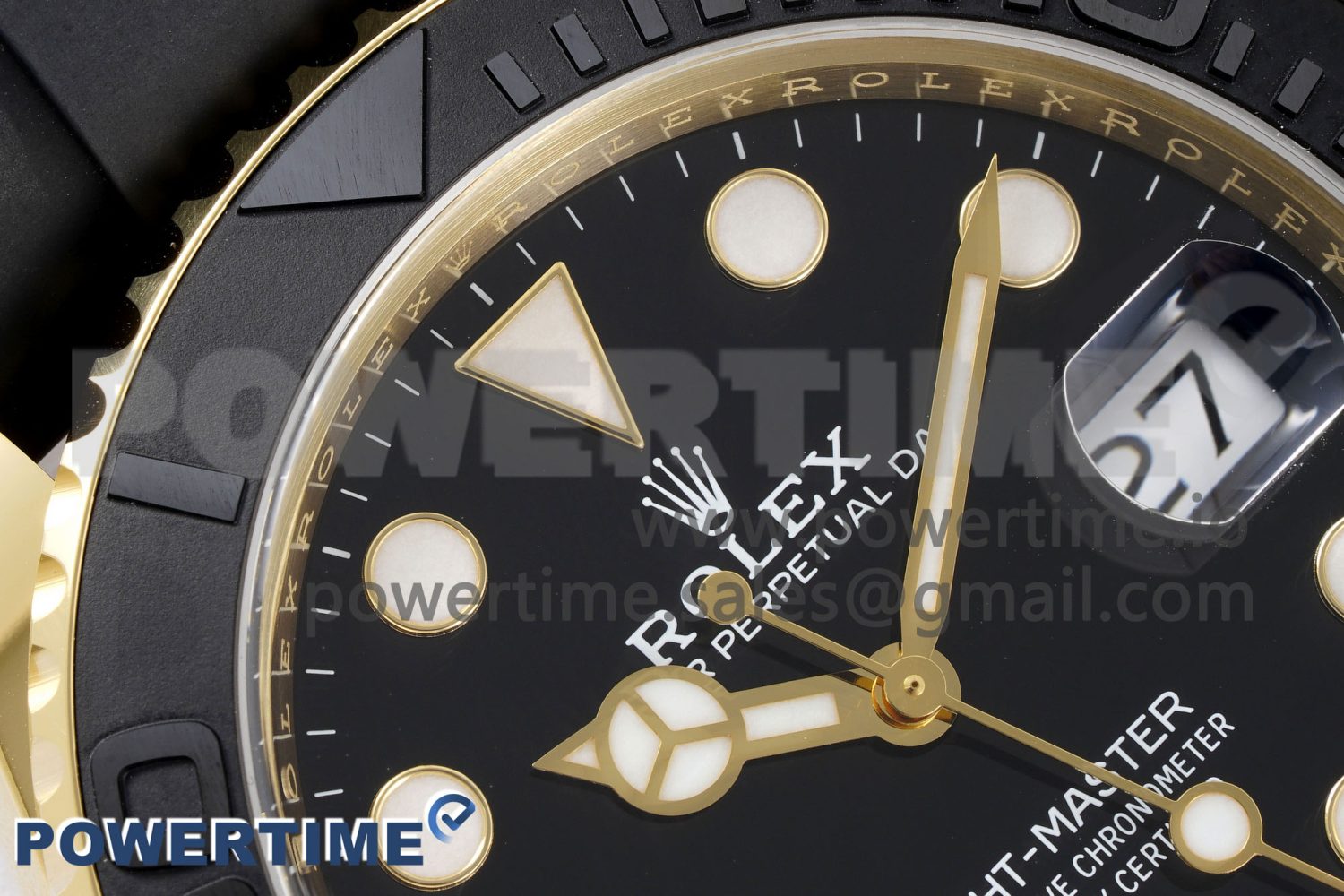 Yacht-Master 42mm 226658 Clean 1:1 Best Edition 3D Black Ceramic Bezel on Black Rubber Strap A3235 - Image 4