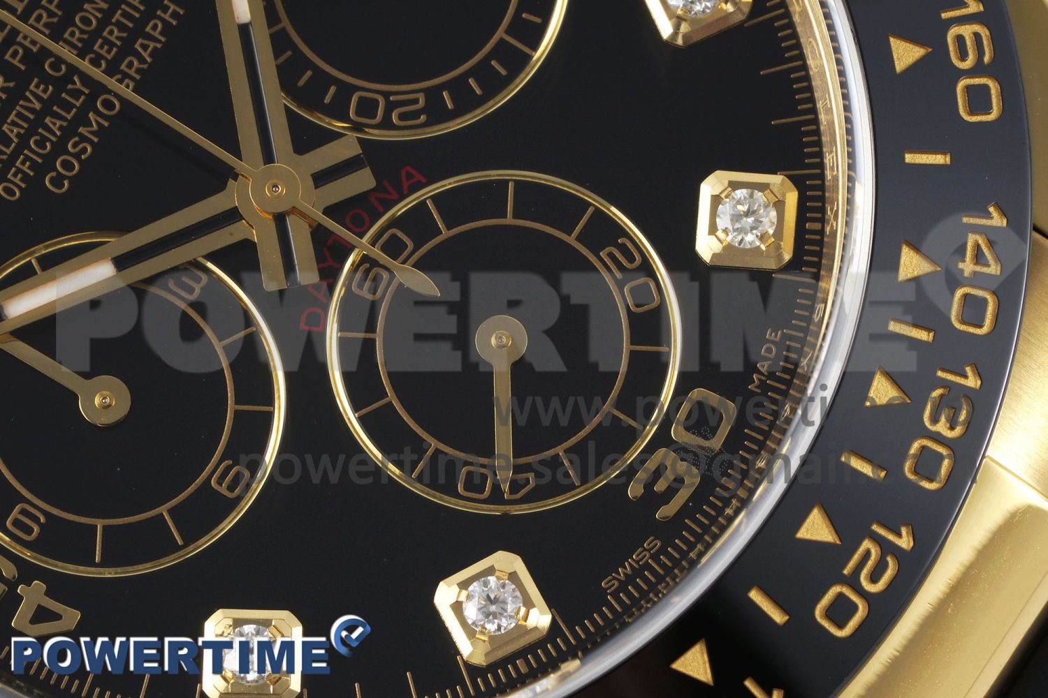 Daytona 116518 Clean Factory 1:1 Best Edition Black Diamonds Dial on Oysterflex Rubber Strap SA4130 Super Clone - Image 5