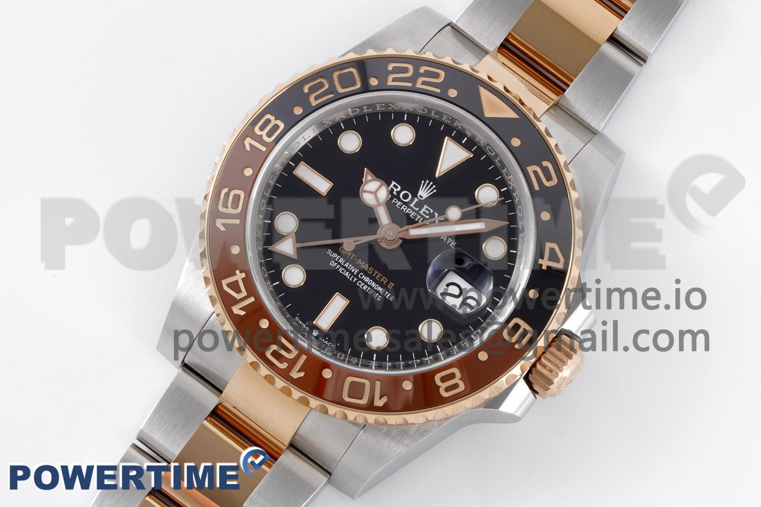 GMT-Master II 126711 CHNR Black/Brown Ceramic Clean Factory Best Edition on SS/RG Bracelet DD3285 CHS - Image 2