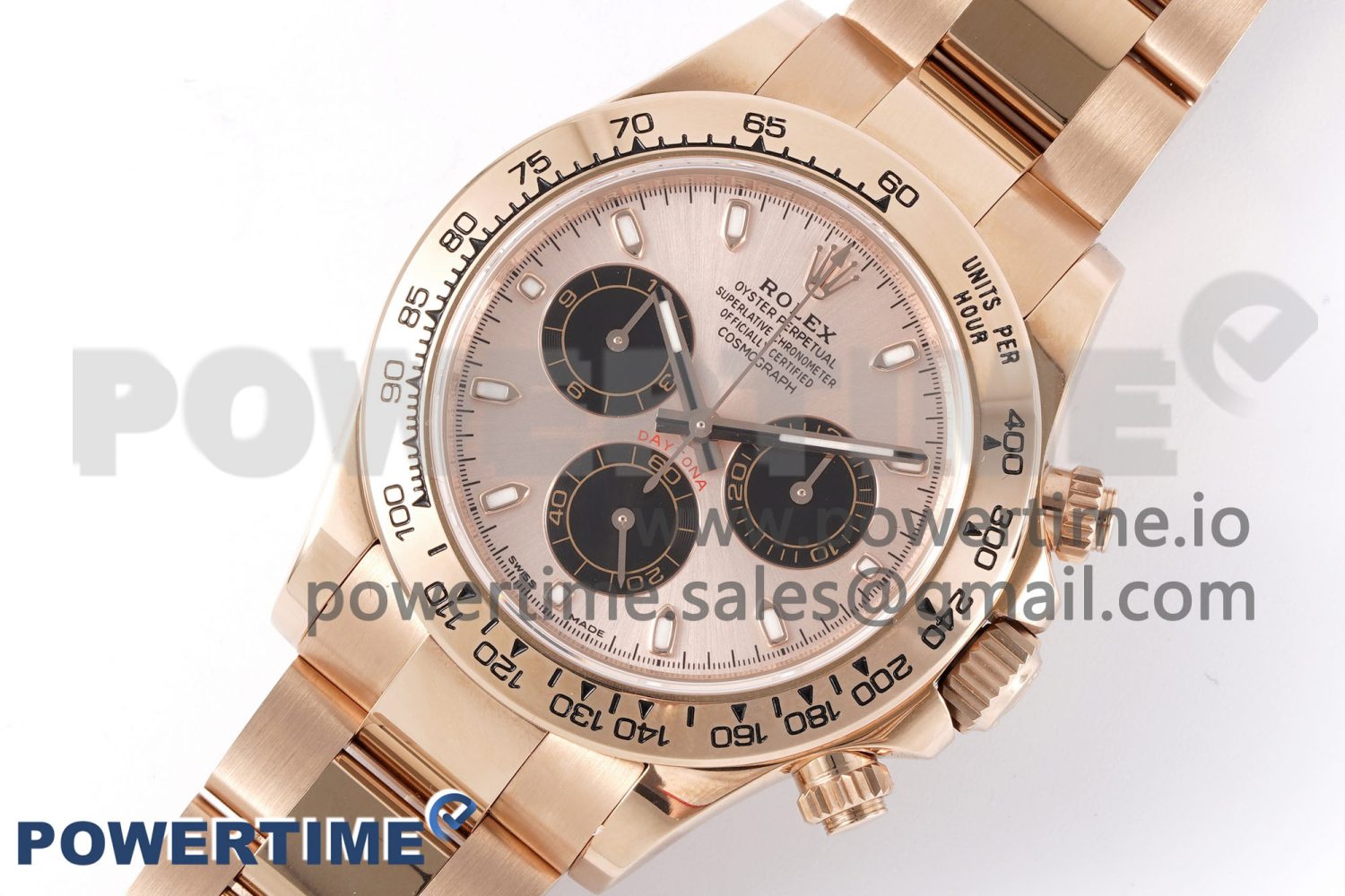 Daytona 116505 KING 1:1 Best Edition Sundust/Black Dial on RG Bracelet SA4130 - Image 2