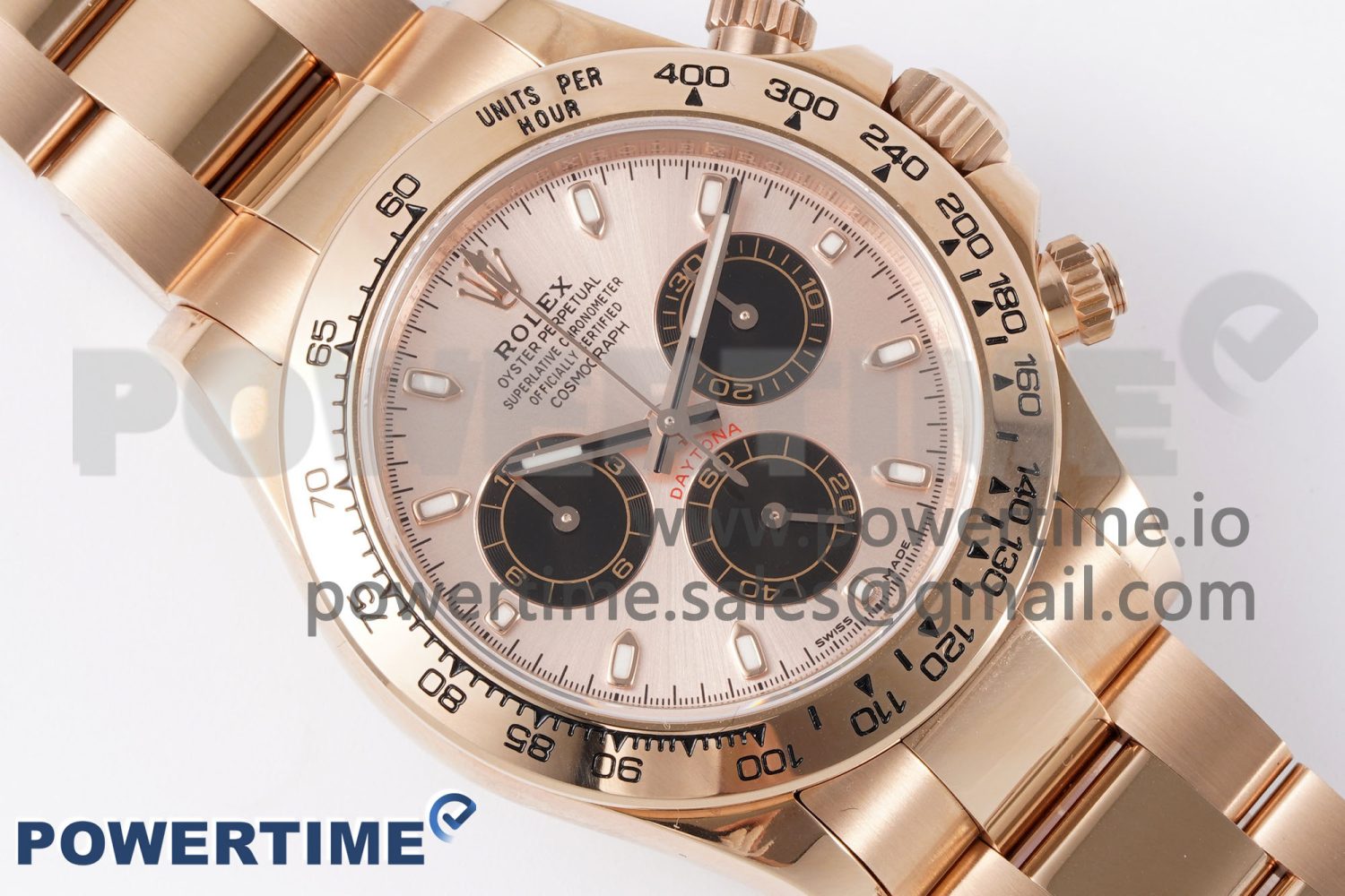 Daytona 116505 KING 1:1 Best Edition Sundust/Black Dial on RG Bracelet SA4130 - Image 3