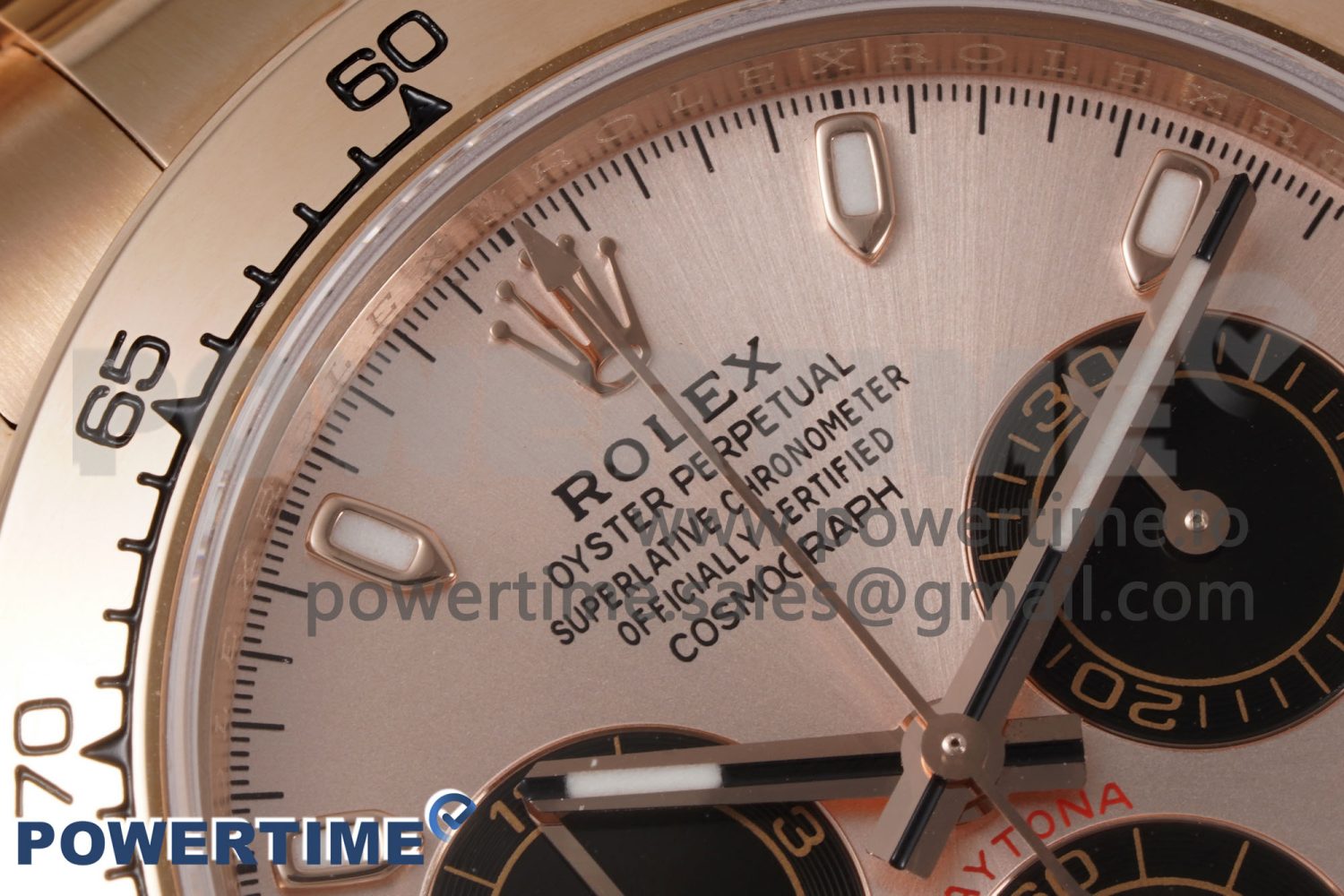 Daytona 116505 KING 1:1 Best Edition Sundust/Black Dial on RG Bracelet SA4130 - Image 4