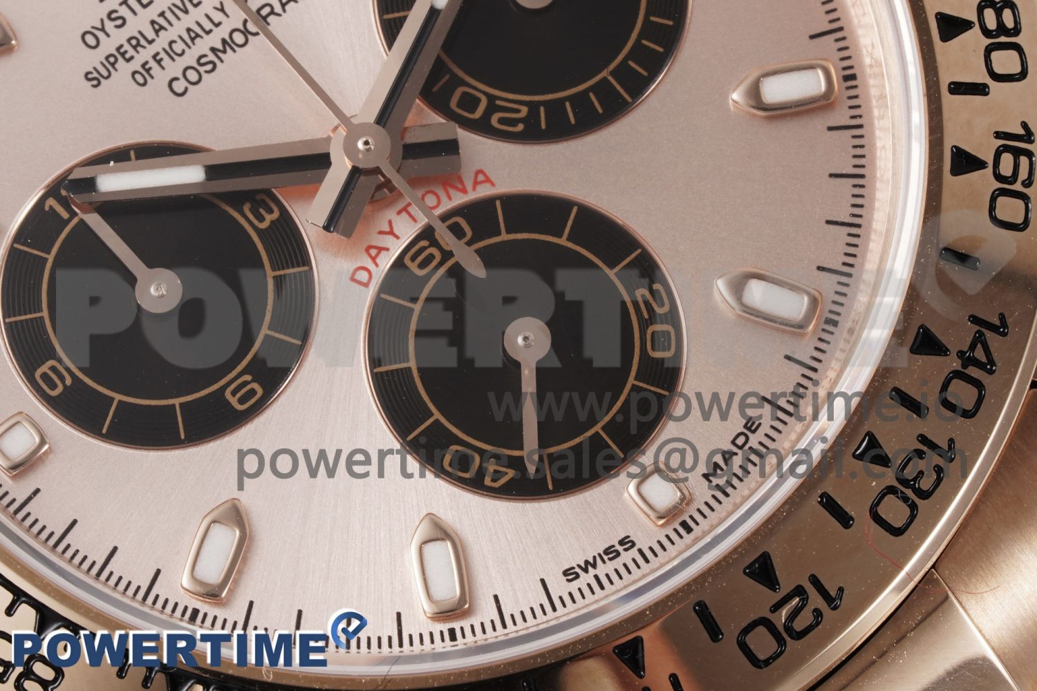 Daytona 116505 KING 1:1 Best Edition Sundust/Black Dial on RG Bracelet SA4130 - Image 5