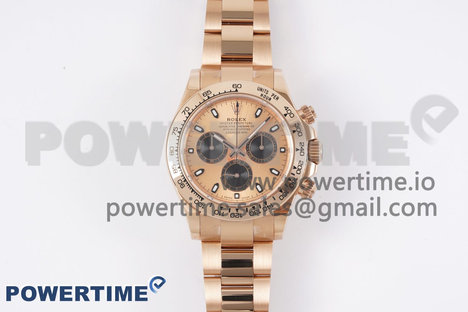Daytona 116505 KING 1:1 Best Edition RG/Black Dial on RG Bracelet SA4130 - Image 1