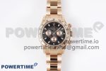 Daytona 116505 KING 1:1 Best Edition Black/RG Dial on RG Bracelet SA4130