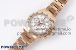 Daytona 116505 KING 1:1 Best Edition White Dial on RG Bracelet SA4130 - Image 2
