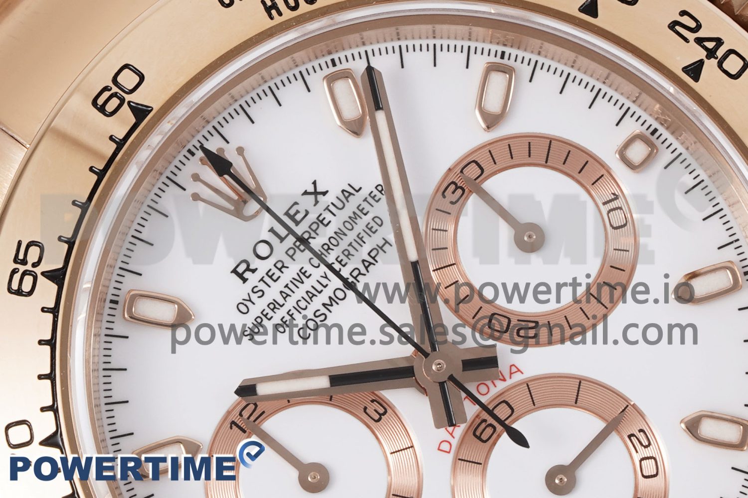 Daytona 116505 KING 1:1 Best Edition White Dial on RG Bracelet SA4130 - Image 4