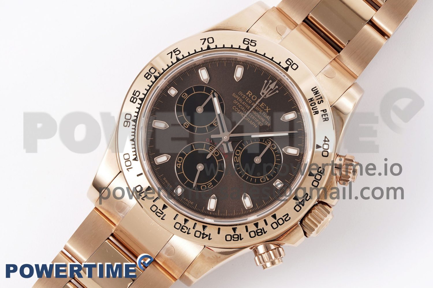 Daytona 116505 KING 1:1 Best Edition Chocolate Dial on RG Bracelet SA4130 - Image 2