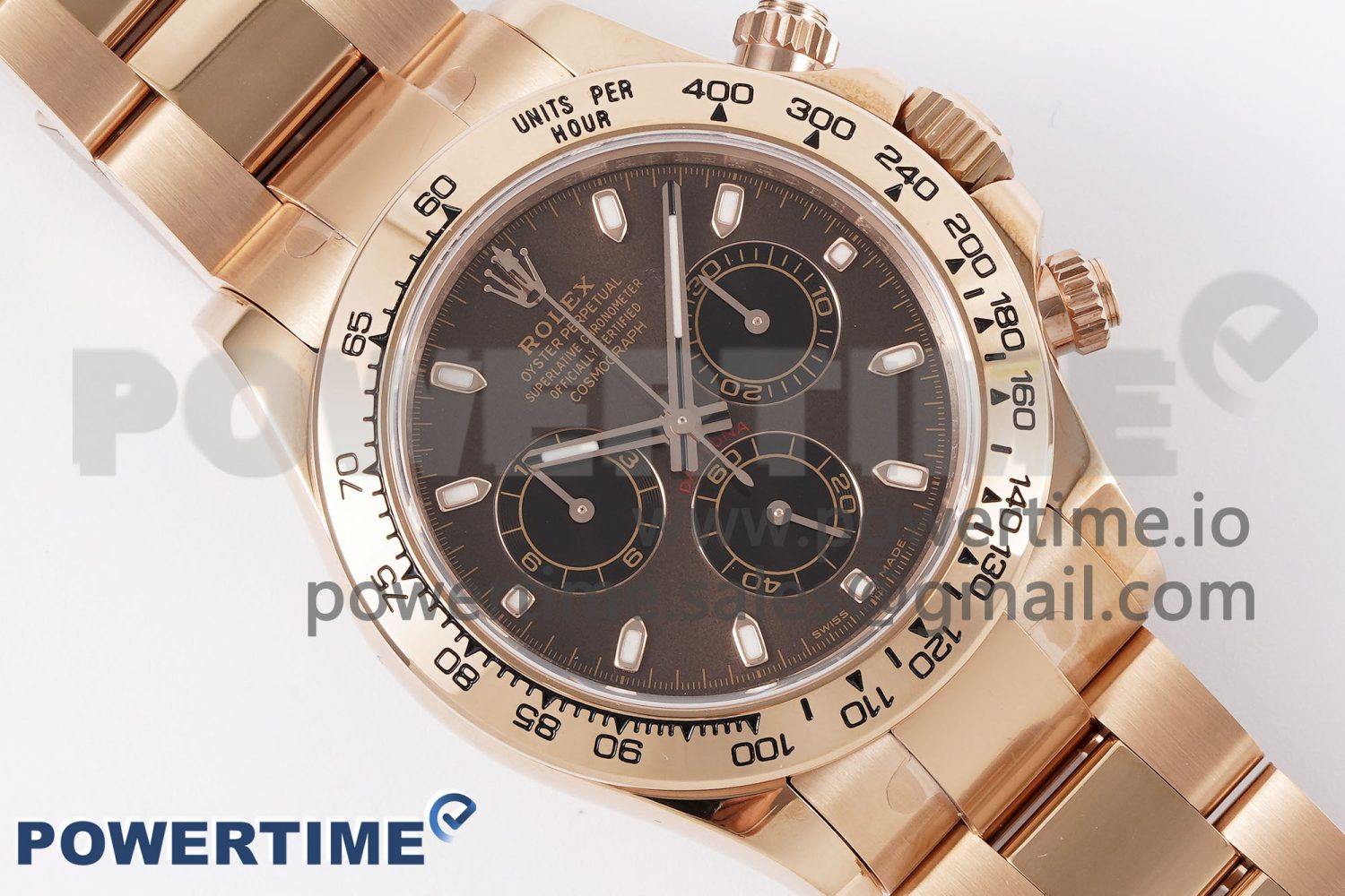 Daytona 116505 KING 1:1 Best Edition Chocolate Dial on RG Bracelet SA4130 - Image 3