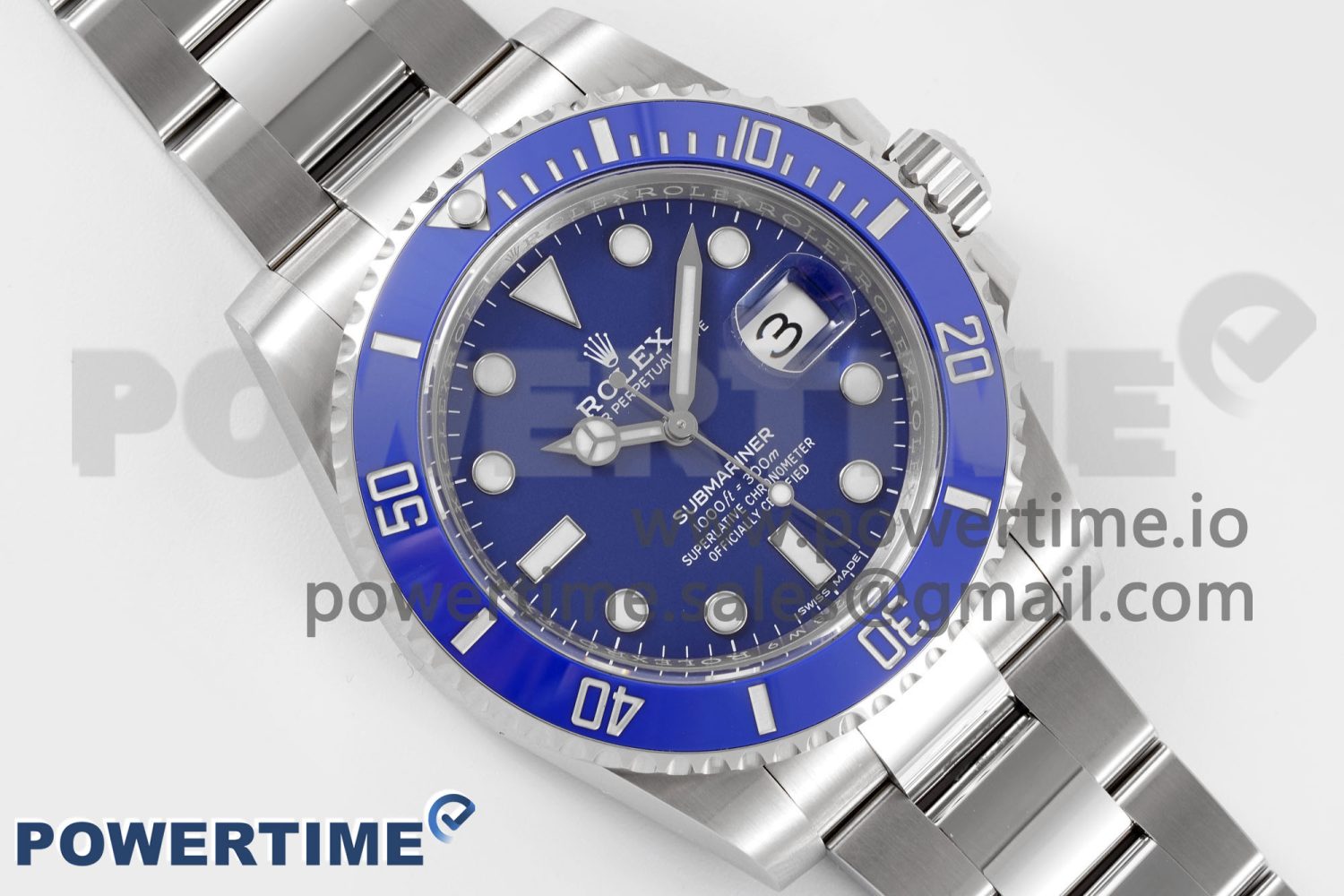 Submariner 116619 LB Blue Ceramic Clean Factory 1:1 Best Edition 904L SS Case and Bracelet VS3135 - Image 3