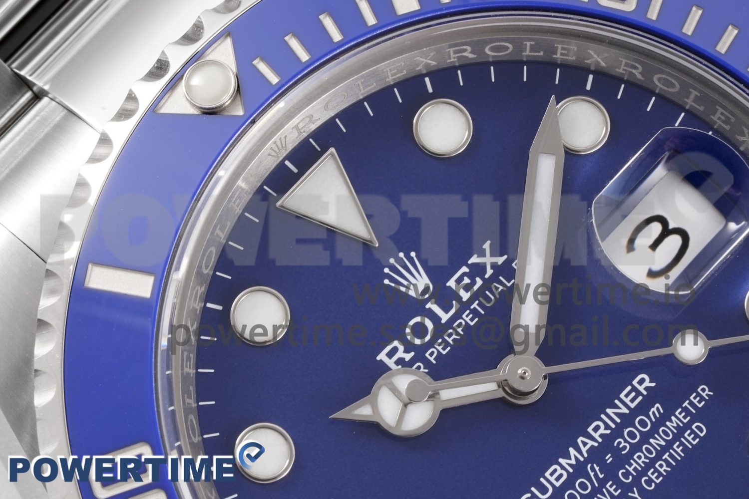 Submariner 116619 LB Blue Ceramic Clean Factory 1:1 Best Edition 904L SS Case and Bracelet VS3135 - Image 4