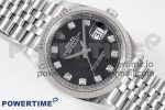 DateJust 36 126234 Clean 1:1 Best Edition 904L Steel Black Diamond Dial on Jubilee Bracelet VR3235 - Image 3