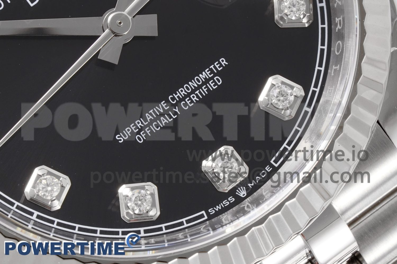 DateJust 36 126234 Clean 1:1 Best Edition 904L Steel Black Diamond Dial on Jubilee Bracelet VR3235 - Image 5