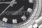 DateJust 36 126234 Clean 1:1 Best Edition 904L Steel Black Diamond Dial on Jubilee Bracelet VR3235 - Image 5