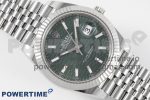 DateJust 41MM 126334 SS Clean Factory 1:1 Best Edition Green Fluted Dial on SS Jubilee Bracelet VR3235 - Image 3