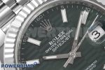 DateJust 41MM 126334 SS Clean Factory 1:1 Best Edition Green Fluted Dial on SS Jubilee Bracelet VR3235 - Image 4