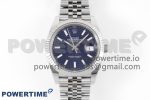 DateJust 41MM 126334 SS Clean Factory 1:1 Best Edition Blue Fluted Dial on SS Jubilee Bracelet VR3235