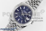 DateJust 41MM 126334 SS Clean Factory 1:1 Best Edition Blue Fluted Dial on SS Jubilee Bracelet VR3235 - Image 2