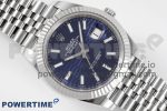 DateJust 41MM 126334 SS Clean Factory 1:1 Best Edition Blue Fluted Dial on SS Jubilee Bracelet VR3235 - Image 3