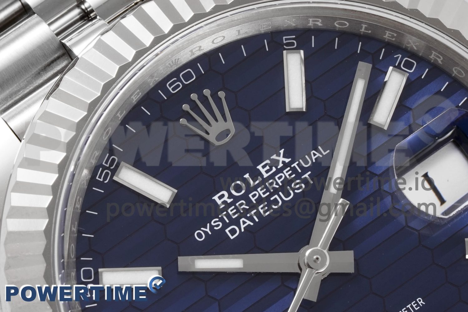 DateJust 41MM 126334 SS Clean Factory 1:1 Best Edition Blue Fluted Dial on SS Jubilee Bracelet VR3235 - Image 4