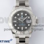 Yacht-Master 126622 Clean Factory 1:1 Best Edition 904L Steel Gray Dial on SS Bracelet VR3235 Super Clone