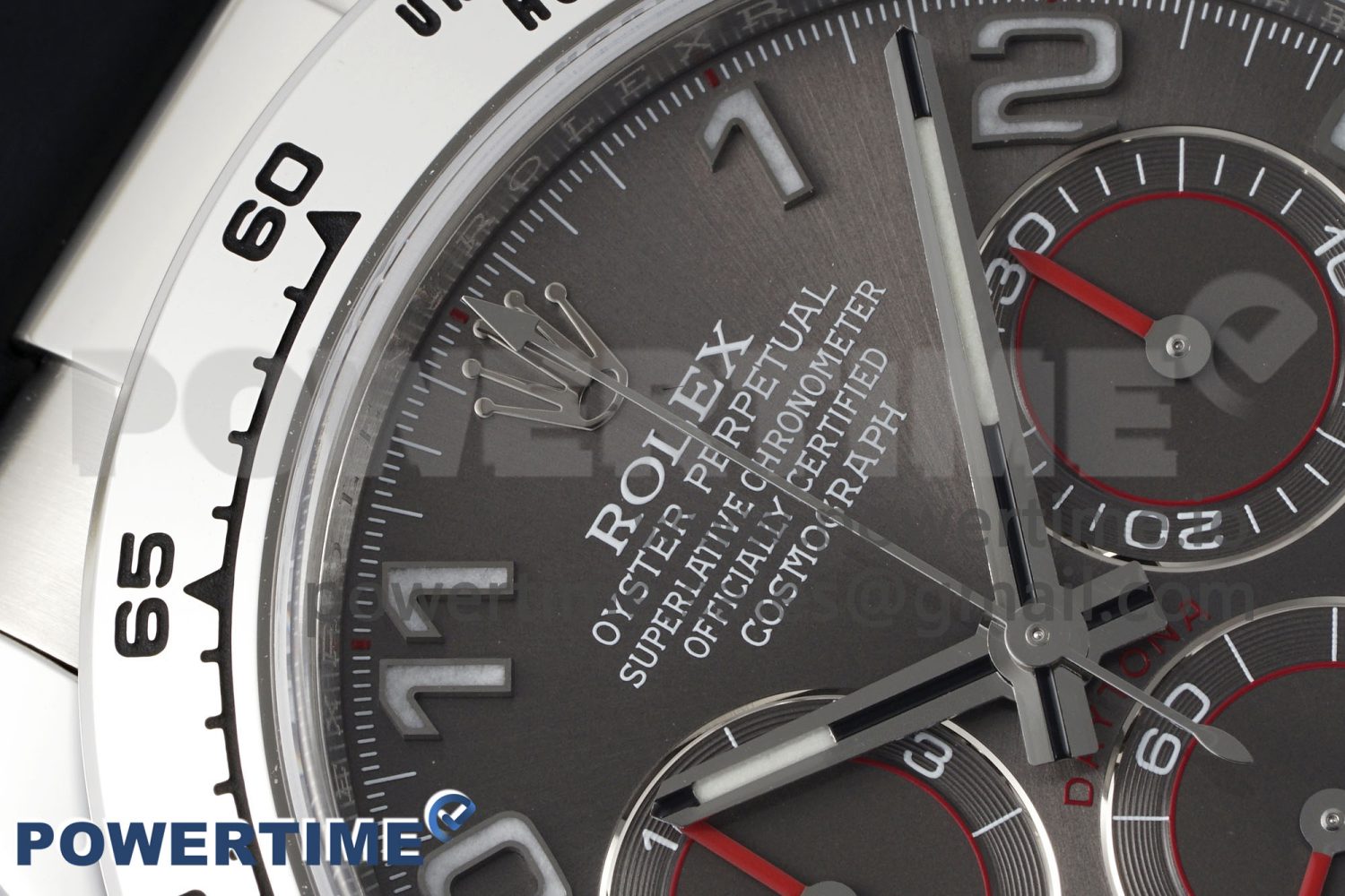 Daytona 116509 Clean 1:1 Best Edition 904L SS Case Gray Dial on Rubber Strap SA4130 V2 Super Clone - Image 4