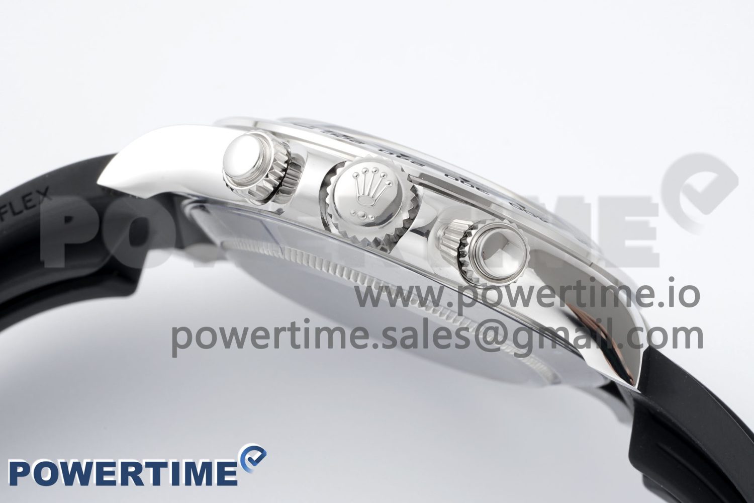 Daytona 116509 Clean 1:1 Best Edition 904L SS Case Gray Dial on Rubber Strap SA4130 V2 Super Clone - Image 6