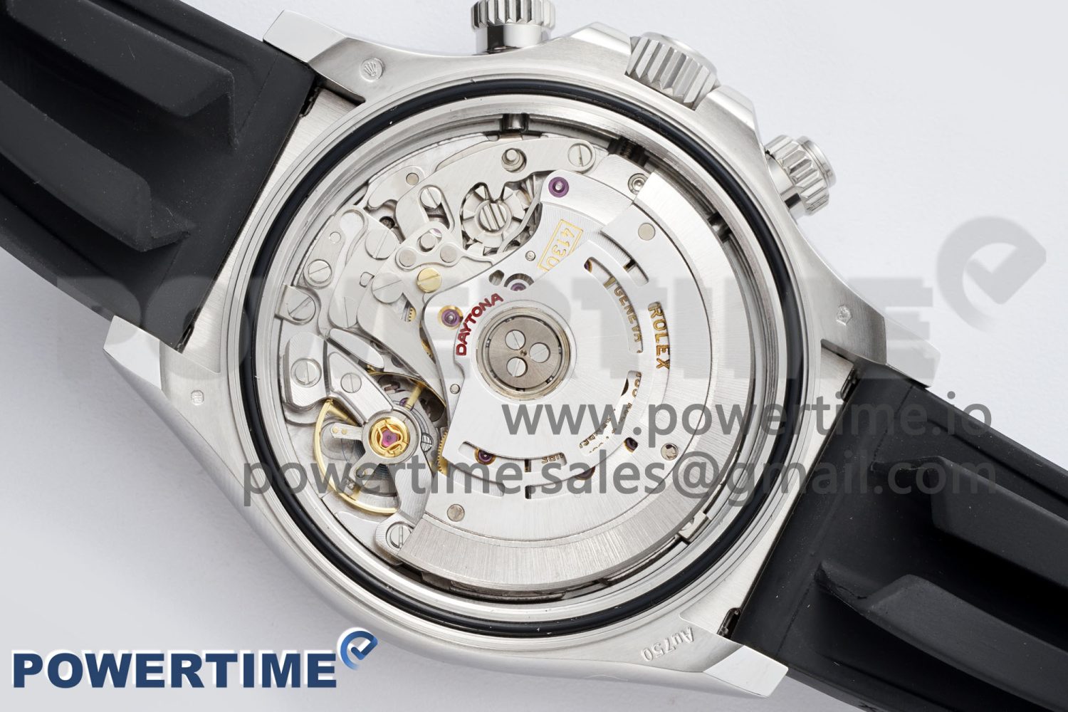 Daytona 116509 Clean 1:1 Best Edition 904L SS Case White Dial on Rubber Strap SA4130 V2 - Image 9