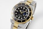 Sea-Dweller Two Tone SS/YG Wrapped Gold 126603 AR+F Best Edition Black Dial on SS/YG Bracelet VR3235 - Image 3