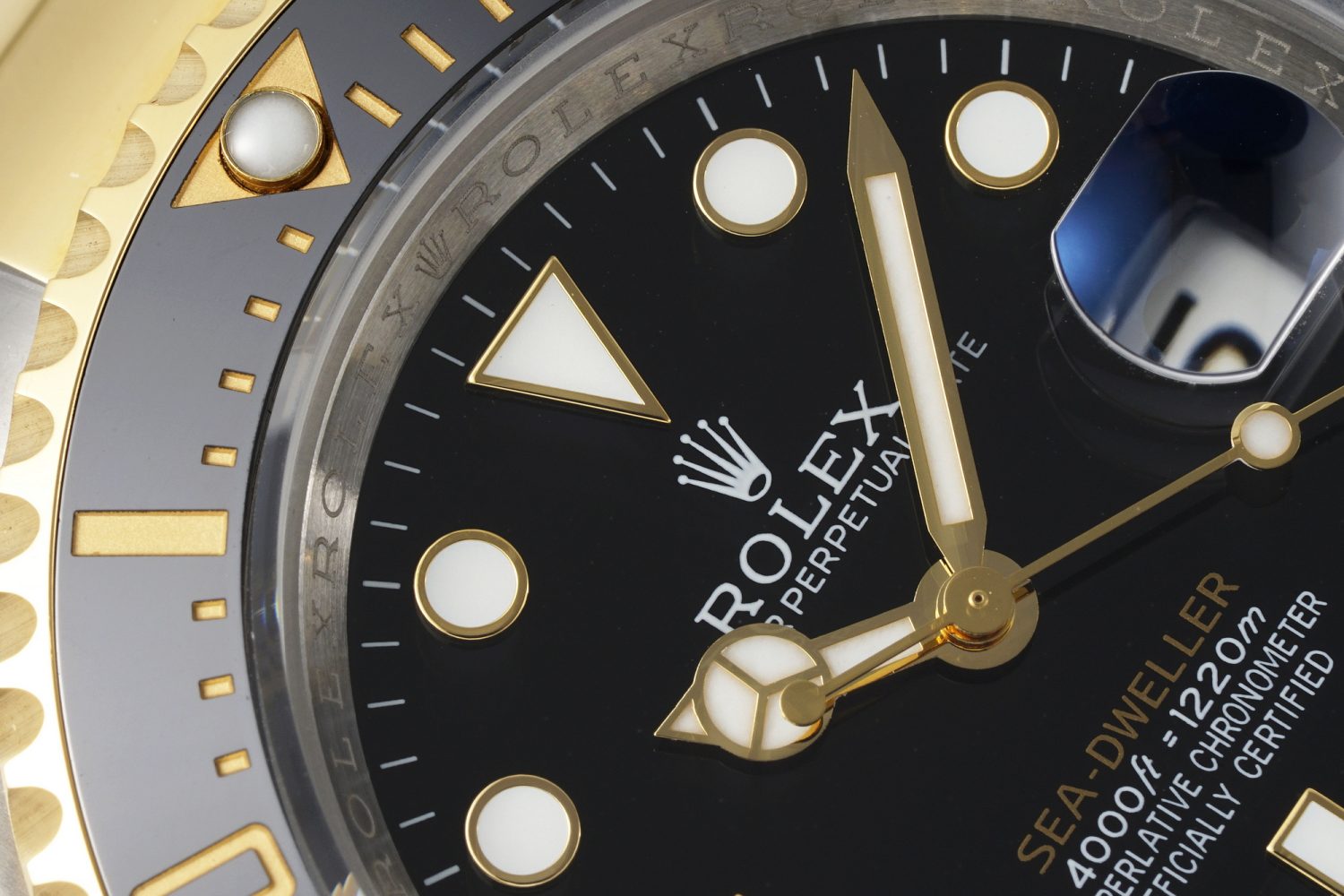 Sea-Dweller Two Tone SS/YG Wrapped Gold 126603 AR+F Best Edition Black Dial on SS/YG Bracelet VR3235 - Image 4