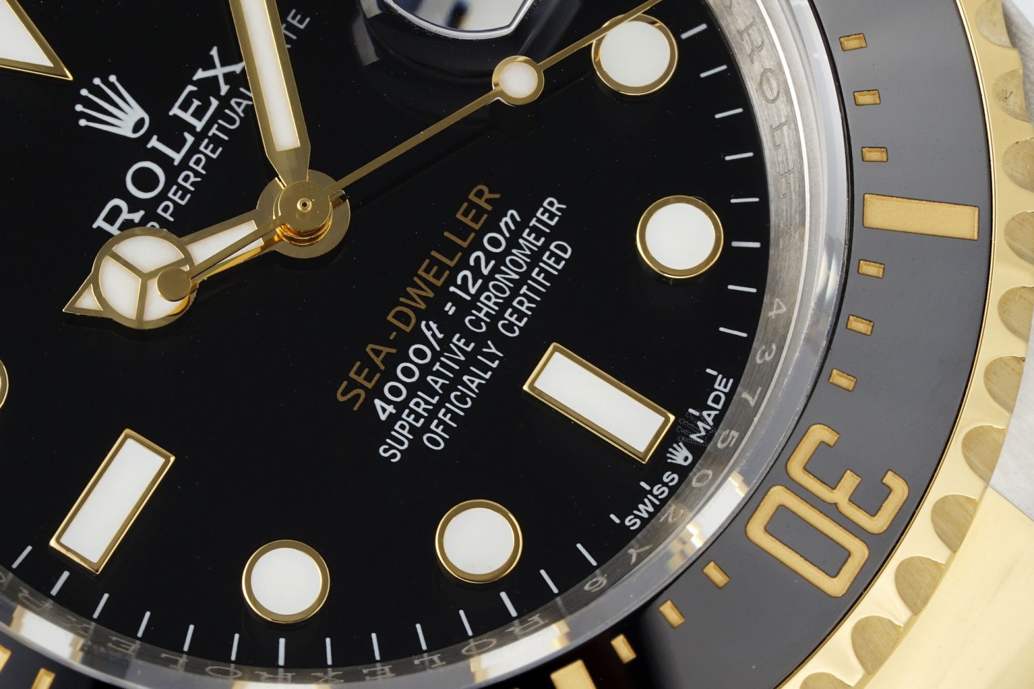 Sea-Dweller Two Tone SS/YG Wrapped Gold 126603 AR+F Best Edition Black Dial on SS/YG Bracelet VR3235 - Image 5