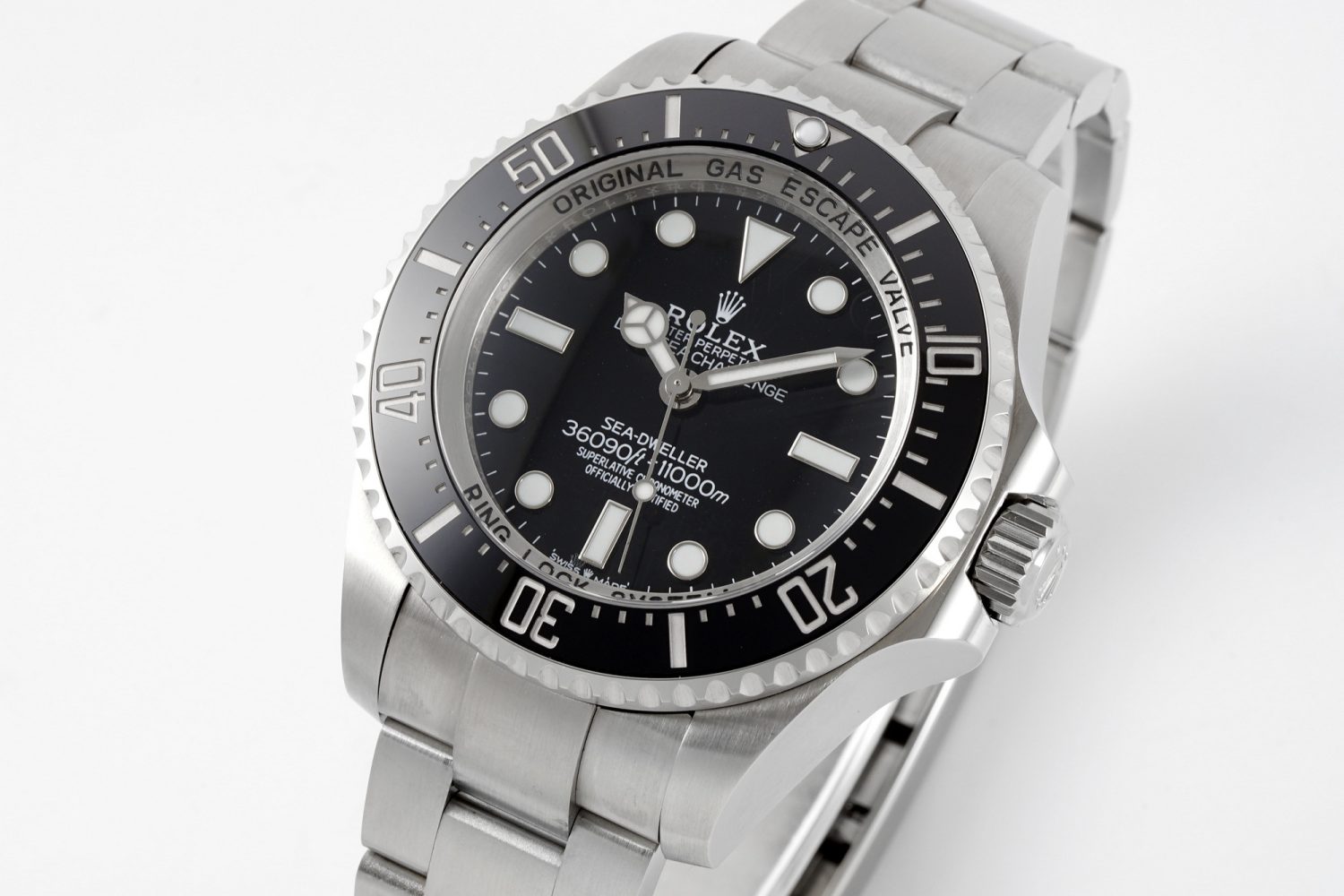 Sea-Dweller 126660 Black Ceramic AR+F 1:1 Best Edition 904L SS Case and Bracelet VR3235 - Image 3