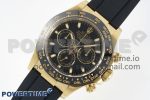 Daytona 116518 Clean 1:1 Best Edition Black Dial on Oysterflex Rubber Strap SA4130 V2 - Image 2