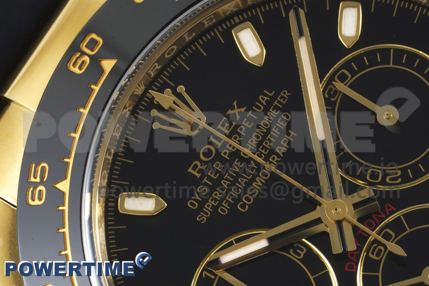 Daytona 116518 Clean 1:1 Best Edition Black Dial on Oysterflex Rubber Strap SA4130 V2 - Image 4