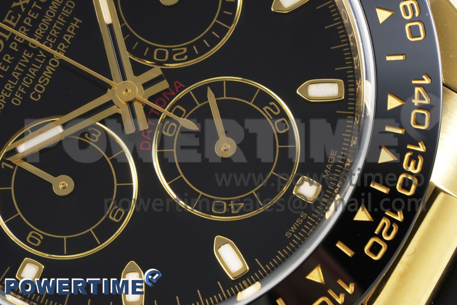Daytona 116518 Clean 1:1 Best Edition Black Dial on Oysterflex Rubber Strap SA4130 V2 - Image 5
