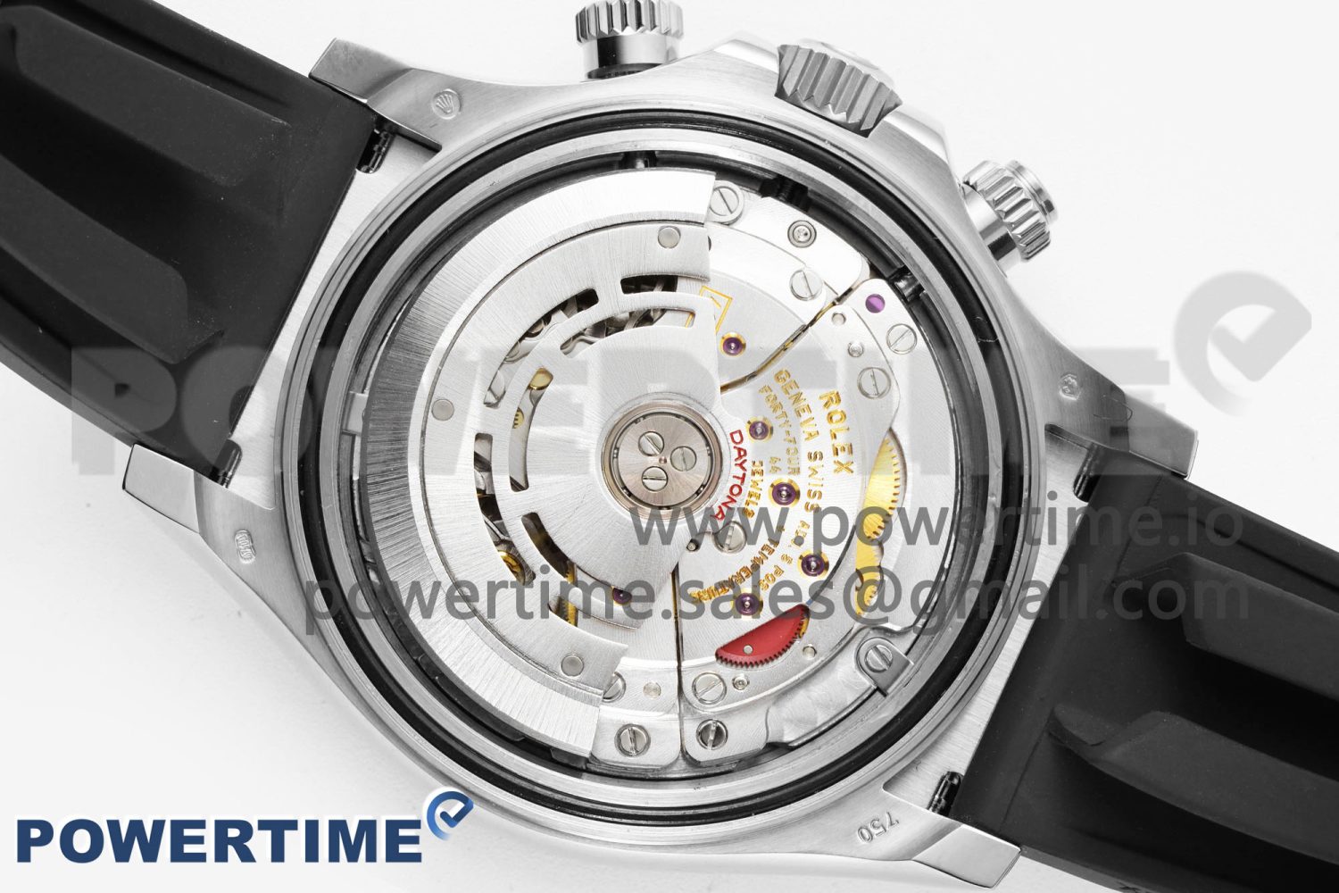 Daytona 116519 Clean Factory 1:1 Best Edition Black Diamonds Dial on Oysterflex Rubber Strap SA4130 Super Clone - Image 10