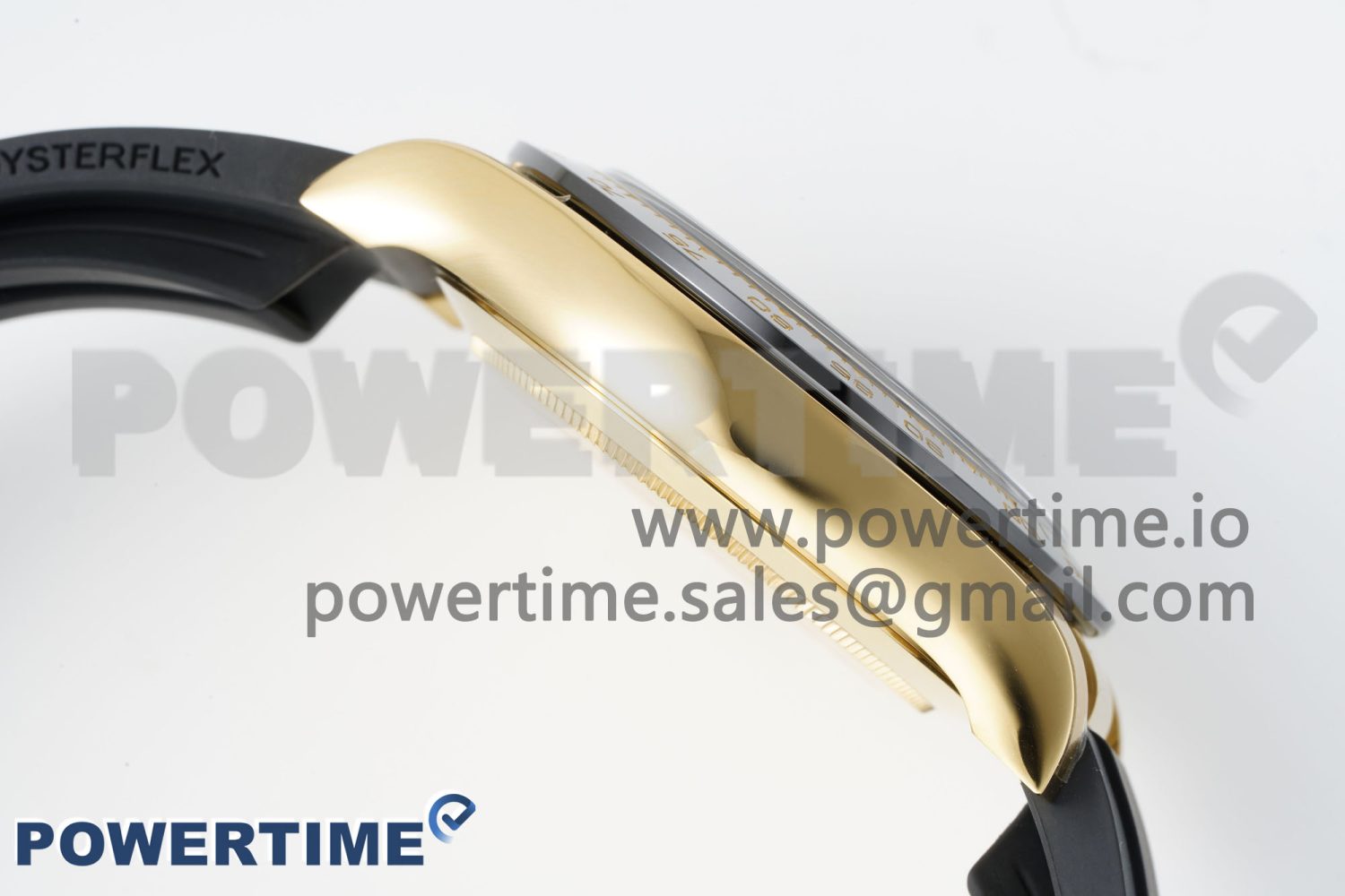 Daytona 116518 Clean Factory YG 1:1 Best Edition Black/YG Dial on Oysterflex Rubber Strap SA4130 - Image 16