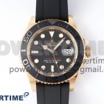 Yacht-Master 126655 Clean Factory 1:1 Best Edition Black Ceramic Bezel on Oysterflex Strap VR3235 Super Clone